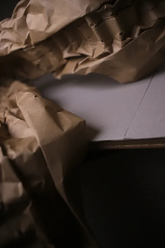 Grey, box, flower, paper